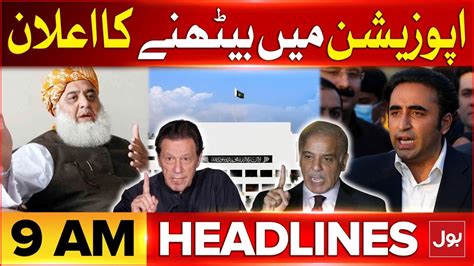 Molana Fazal Ur Rehman Big Announcement Bol News Headlines At Am