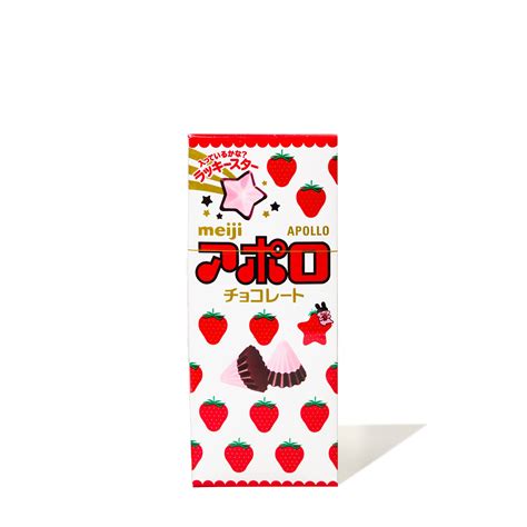 meiji apollo strawberry chocolate