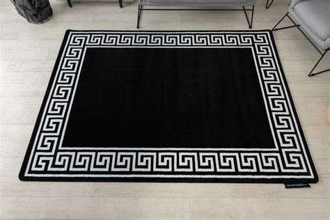 Tappeto HAMPTON Grecos Nero 200x290 Cm