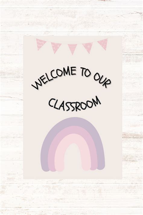 Welcome To Our Classroom Poster in 2024 | Classroom posters, School posters, Classroom