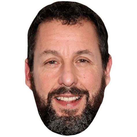 Adam Sandler Smile Celebrity Mask Flat Card Face Ebay