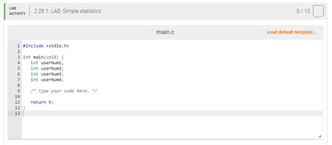 Solved Lab Simple Statistics Part Given Integers Chegg