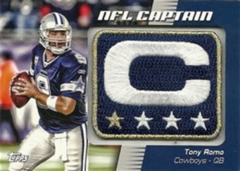 2012 Topps Football NFL Captain Patch Relic Cards Checklist and Guide