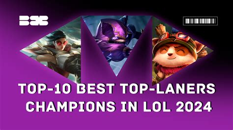 TOP-10 Best Top-Laners Champions in LoL 2024