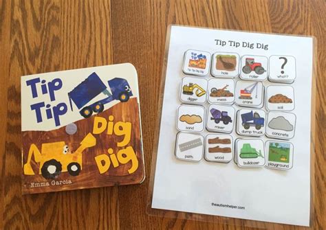 Tip Tip Dig Dig Book With Freebies The Autism Helper