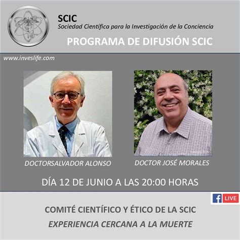 Sociedad Científica SCIC DR SALVADOR ALONSO DR JOSÉ MORALES MAÑANA