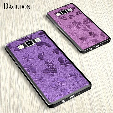 Dagudon Luxury Bling Case For Samsung Galaxy A5 2015 A500f Shockpoof Butterfly Silicone Back