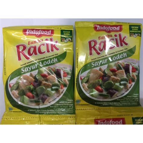 Jual Bumbu Racik Sayur Lodeh Indofood Per Sachet Shopee Indonesia