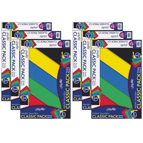 Ucreate® Assorted Colors 14 X 22 Poster Board 6 Packs Of 5 Michaels