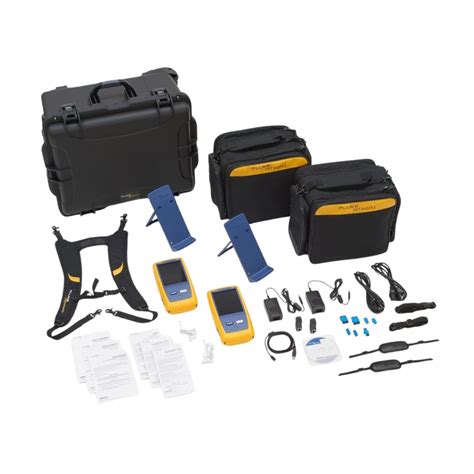 Fluke Networks DSX-8000 2GHz Cat8 & Fiber Versiv Cable Certifier (KIT-PRO / UNIT) (DSX2-8000-KIT-PRO-UNIT)