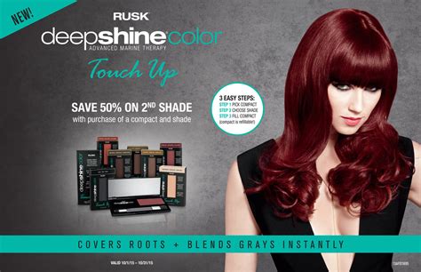 Rusk Deepshine Direct Color Chart