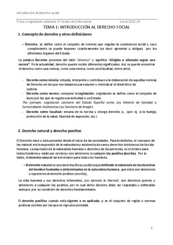 Tema Introduccioin Al Derecho Pdf