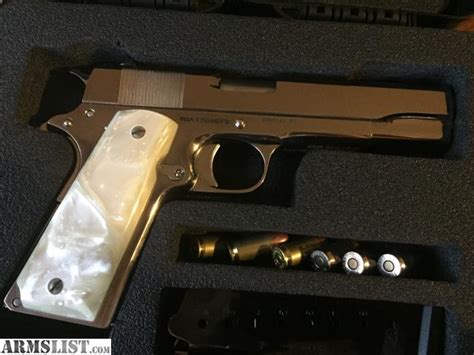 Armslist For Sale Nickel Plated 1911 45 Acp