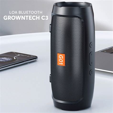 Loa Bluetooth Nghe Nh C Mini Growntech Charge Mini W Ch Ng N C V