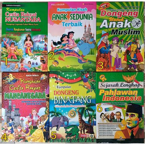 Jual Buku Dongeng Kumpulan Kisah Cerita Nusantara Buku Tebal Dan Full