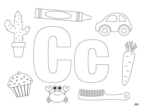 Letter C Coloring Pages 15 Free Pages Printabulk