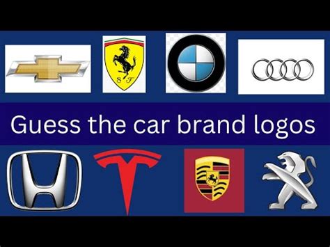 Can You Guess The Car Brand Logos In Seconds Car Brand Logos Quiz