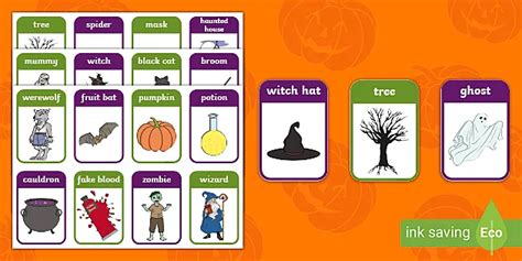 Halloween Flashcards Hecho Por Educadores Twinkl