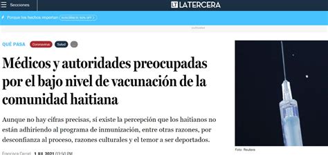 Noticia En La Tercera Centro De Salud Global Intercultural Cesgi