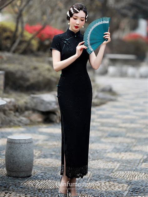 Black Cheongsam Dresses Images