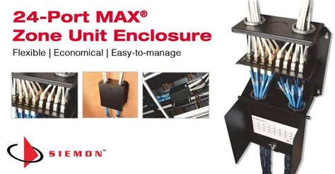 Siemon On Linkedin Siemons 24 Port Max Zone Unit Enclosure Enables