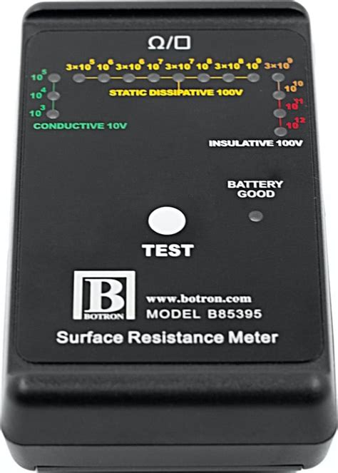 Botron B85395KIT 15 Light Surface Resistivity Tester Package With