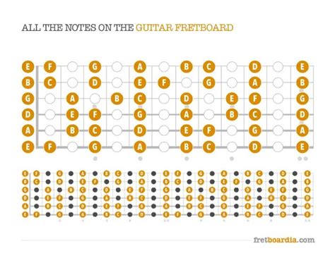 Guitar Fretboard Notes PDF - Fretboardia