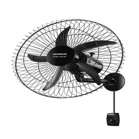 Ventilador De Parede Mondial Preto Nvp Pro Volts Leroy Merlin