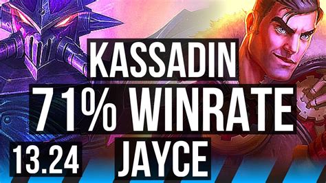 Kassadin Vs Jayce Mid 71 Winrate 8 Solo Kills 18310 Legendary