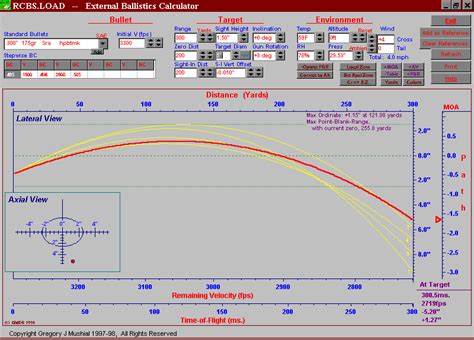 Ballistic Trajectory Calculator Excel