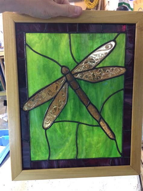 Dragonfly Stained Glass Window M Sotherden Art Glass Dragonfly