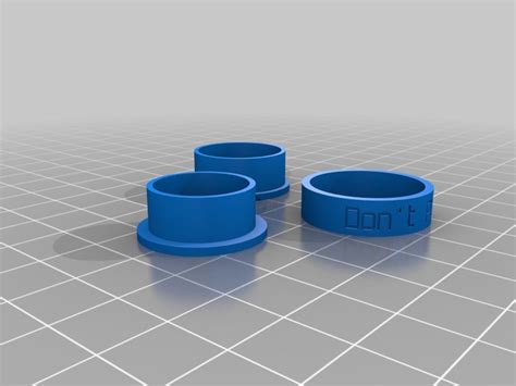 Free 3d File Dont Panic Ring 💍・3d Print Design To Download・cults