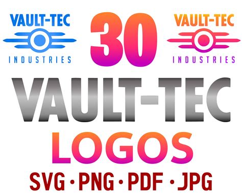 Vault Tec Logo Svg Png Pdf Fallout Vault Tec Clipart Sticker Etsy