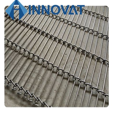 Transmission Belt Stainless Steel SUS304 Flat Flex Mesh Belt Conveyor