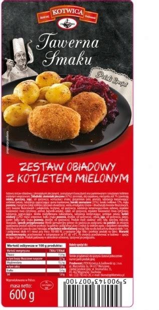 Kotwica Zestaw Obiadowy Z Kotletem Mielonym G