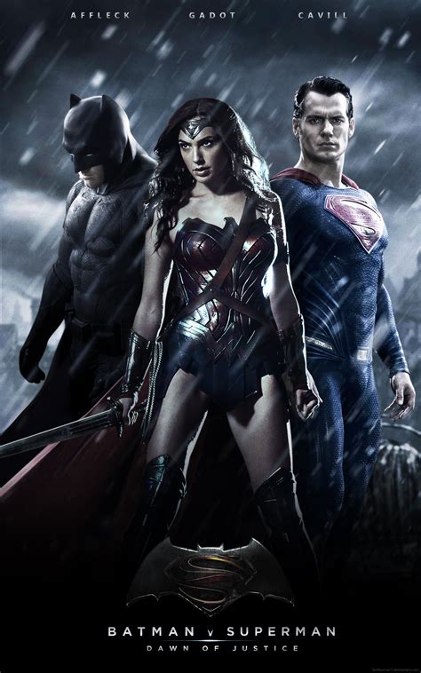 Batman V Superman Dawn Of Justice Trinity Poster By LamboMan7 On