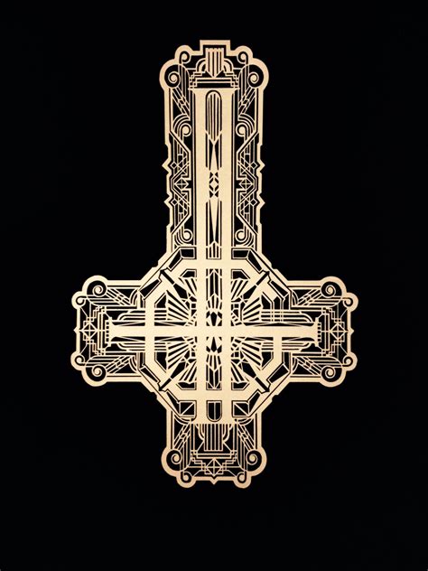 Very Awesome Pic Of The Grucifix Ghost Papa Ghost Bc Emo Wallpaper