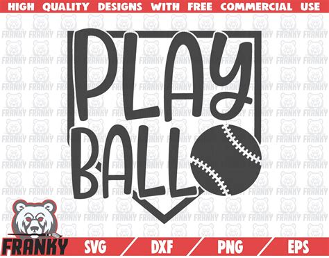 Play Ball Svg Cut File Dxf File Baseball Svg Softball Etsy