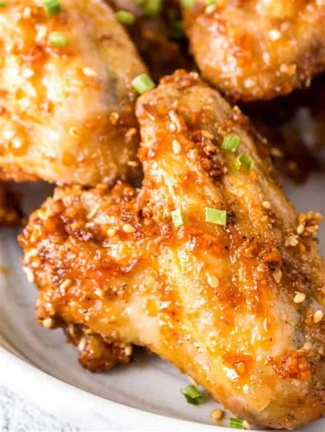 Air Fryer Honey Garlic Chicken Wings Story Soulfully Made