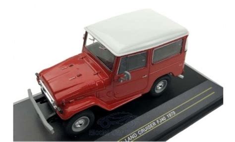 Miniature Toyota Land Cruiser 1 43 First 43 Models FJ 40 Rouge Blanche