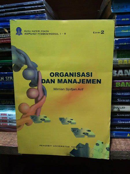 Jual ORIGINAL Buku ORGANISASI DAN MANAJEMEN Edisi 2 Karangan Mirrian