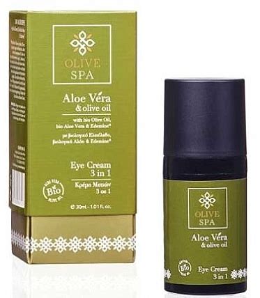 Crème à l aloe vera pour contour des yeux Olive Spa Aloe Vera Eye