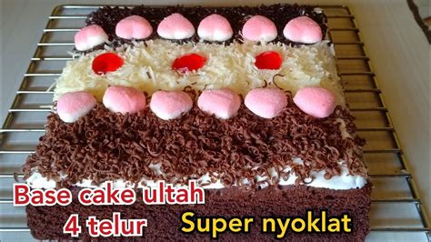 Brownies Kukus Super Nyoklat Cocok Banget Buat Kue Dasar Ulang Tahun