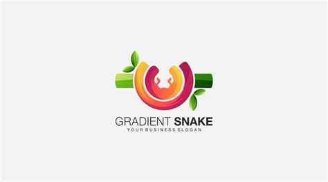 Plantilla De Dise O De Logotipo De Vector De Serpiente Degradado