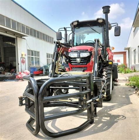 Factory Quick Hitch Type Hydraulic Tractor Front End Loader With Bale