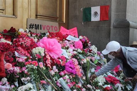 FOTOS Colocan Flores En La SCJN Para Pedir Que Declare