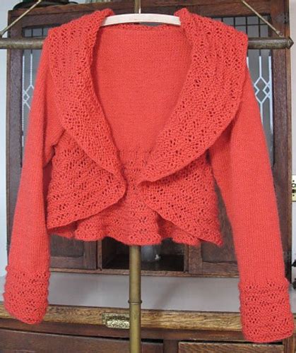 Ravelry Ruffled Edge Cardigan Pattern By Sarah Punderson