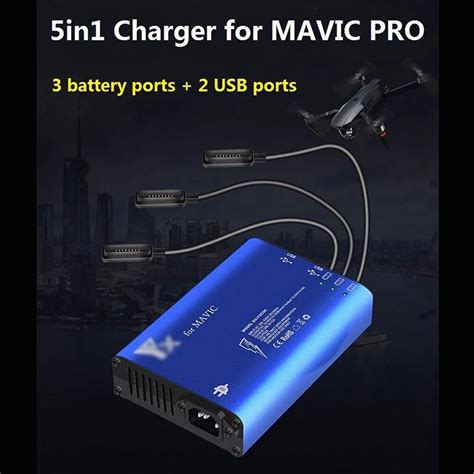 5 In 1 Fast Smart Battery Multi Balance Charging Hub For Dji Mavic 2