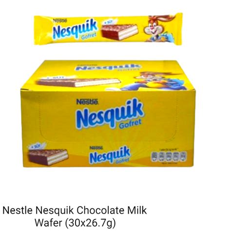 Nestle Nesquik Chocolate Milk Wafer 3026 7g 1 Box Expiry 29 10 24