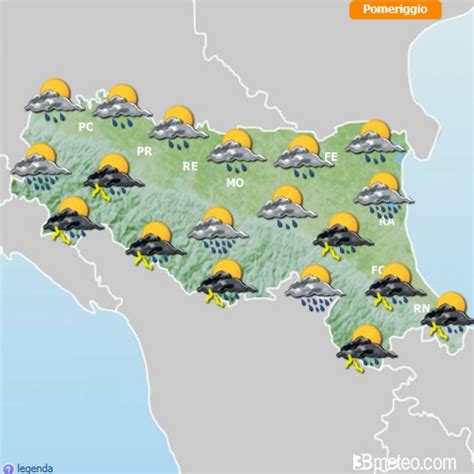 Meteo Bologna Tempo In Peggioramento Con Piogge E Temporali B Meteo